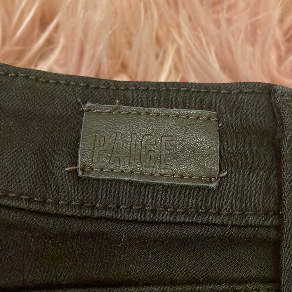 Paige Jeans Black Verdugo Crop 24 - Picture 4 of 9